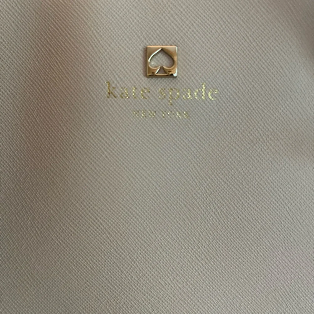 ♠️Kate Spade Large Saffiano Leather Tote Black Cream Work Bag Shoulder Purse - Picture 5 of 7